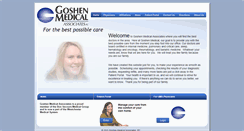 Desktop Screenshot of goshenmedical.com